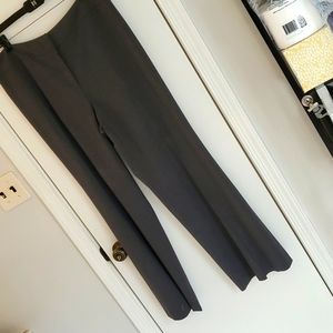 Casual Corner stretch slacks. Heather gray. Size 14.